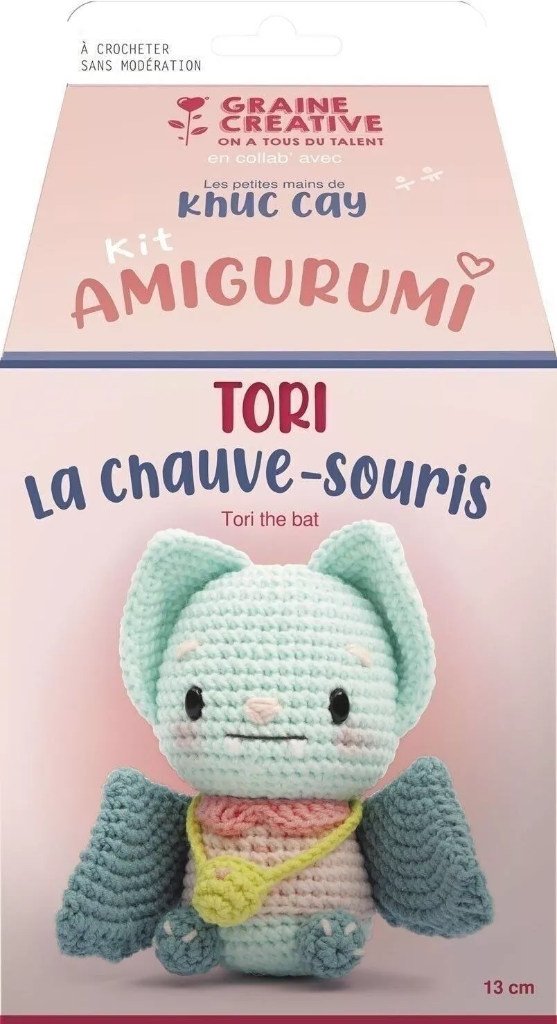 Kit amigurumi - Tori la chauve-souris