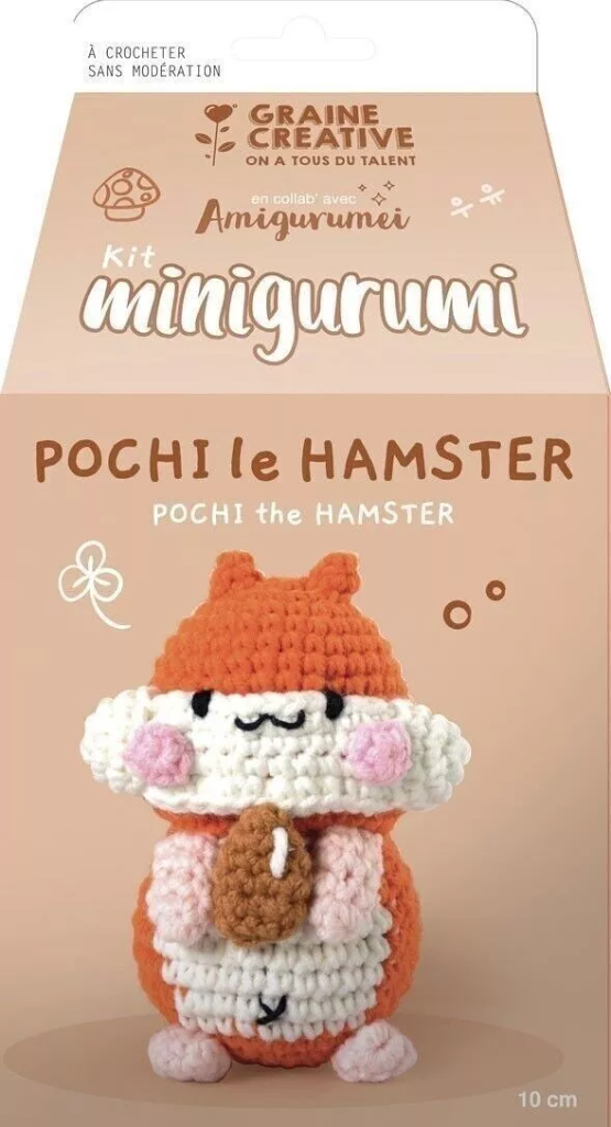 Kit amigurumi - Pochi le hamster (minigurumi)