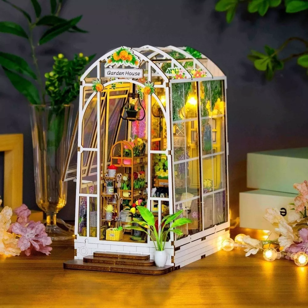 Kit Book nook - Serre et fleurs