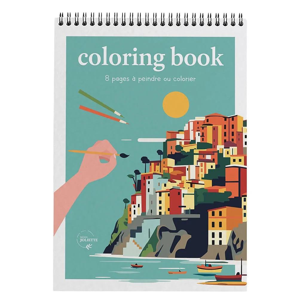 Carnet de coloriage (A4) - Voyage voyage