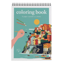 Carnet de coloriage (A4) - Voyage voyage