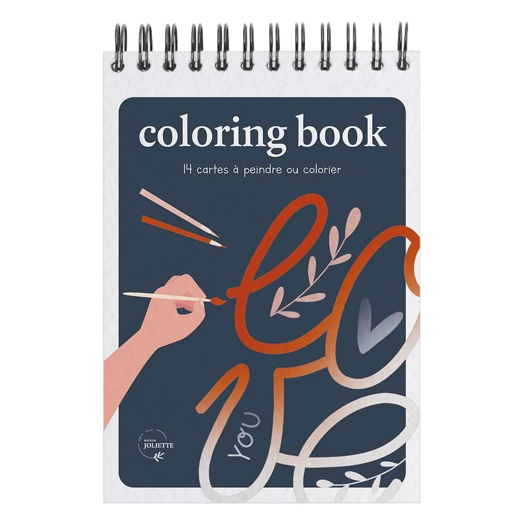 Carnet de coloriage (A6) - Love