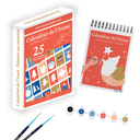 Calendrier de l'Avent - 25 cartes à peindre aux numéros (#1)