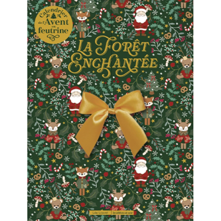 Calendrier de l'Avent en feutrine - La forêt enchantée