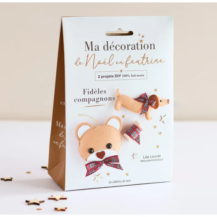 Ma décoration de Noël en feutrine - Fidèles compagnons