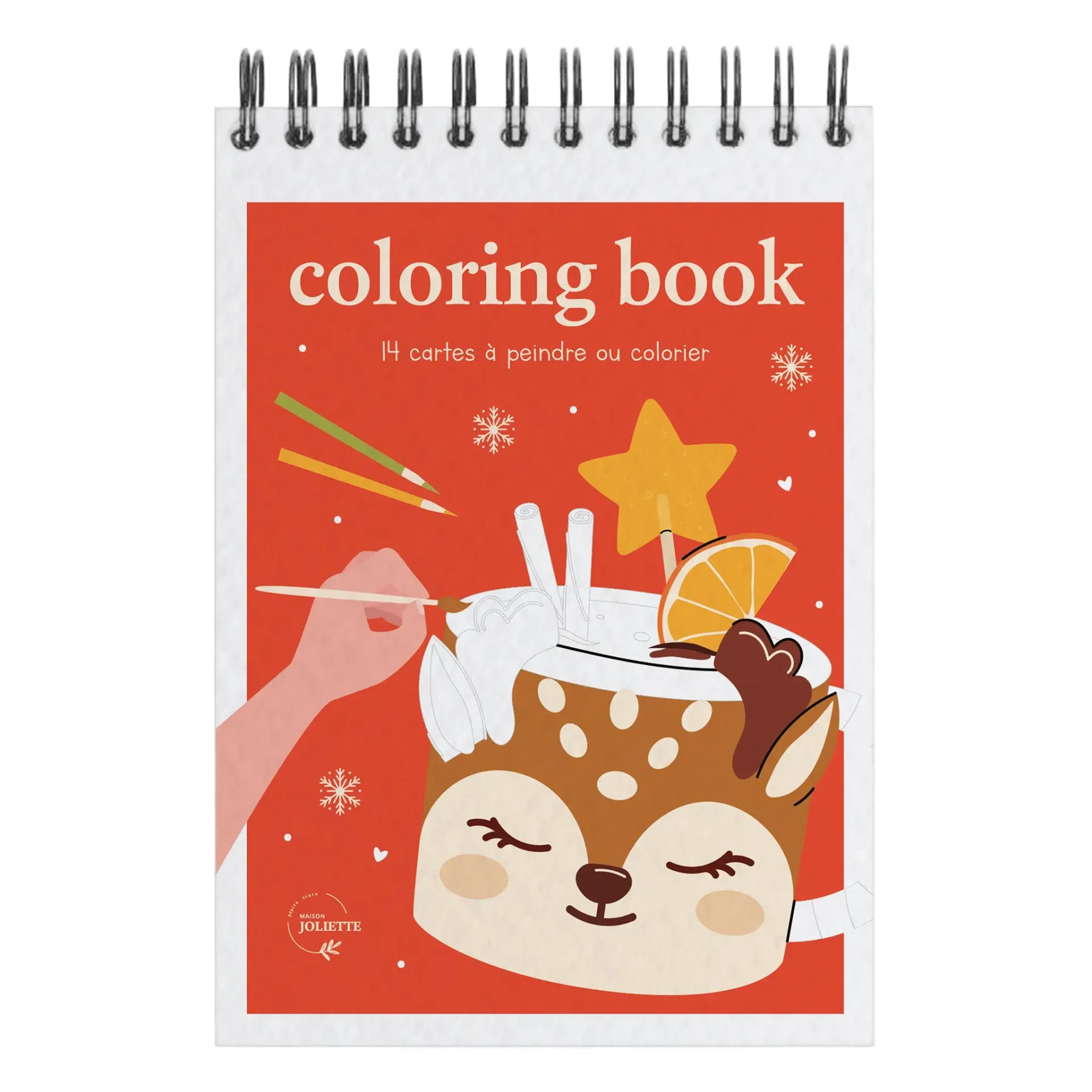 Carnet de coloriage (A6) - Noël gourmand