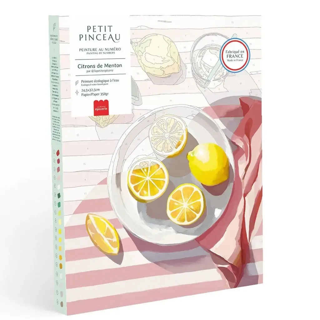 Peinture au numéro - Citrons de Menton