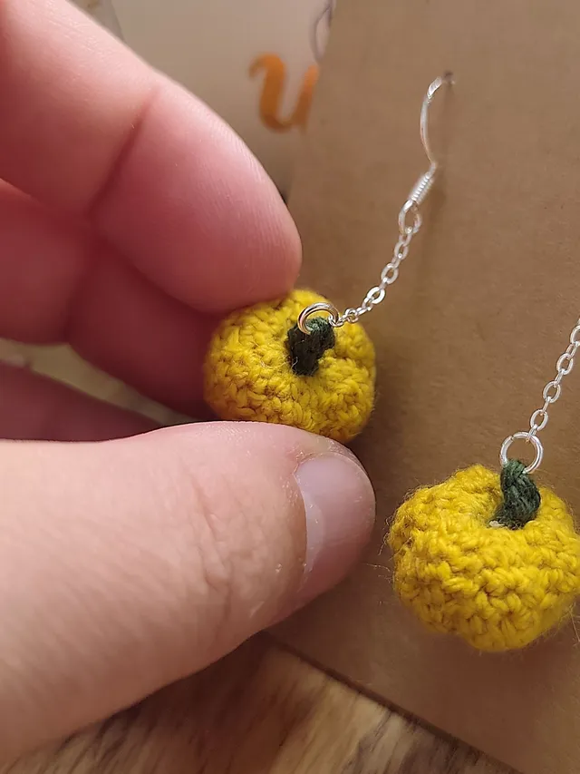 Boucles d'oreilles - Citrouilles