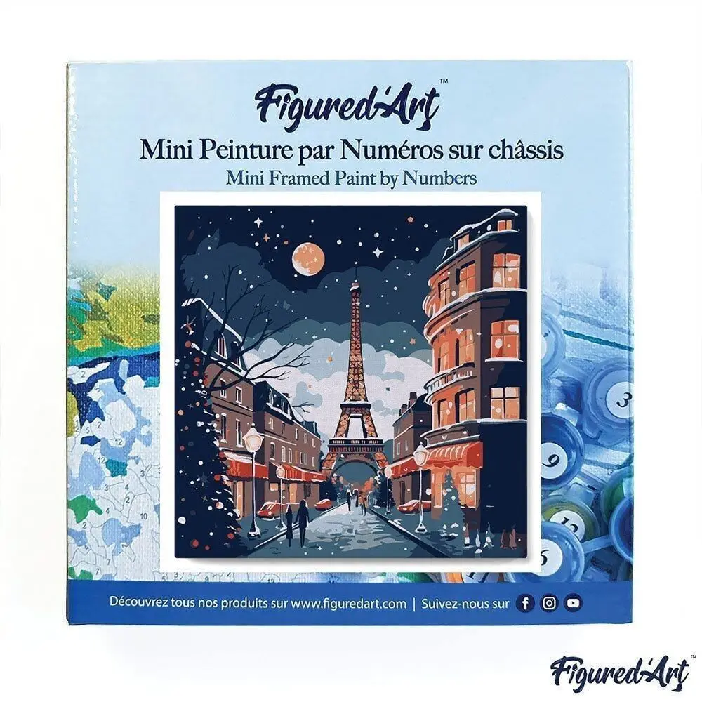 Mini peinture au numéro - Noël à Paris