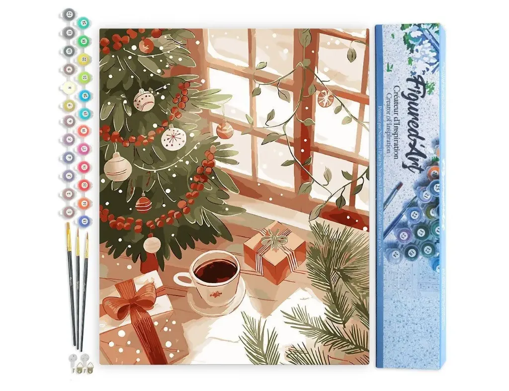 Peinture au numéro - Matinée de Noël conviviale