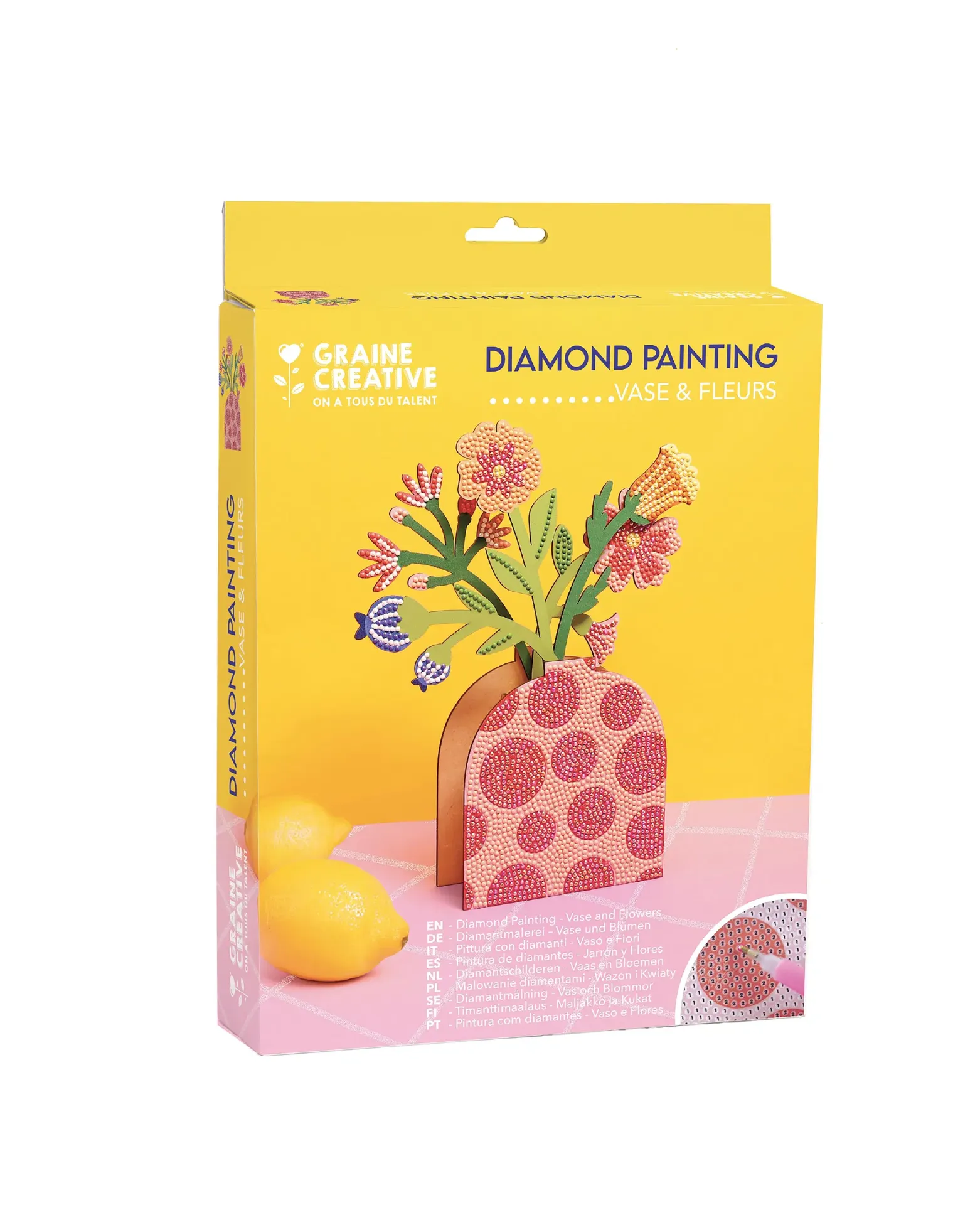 Diamond painting - Vase & fleurs
