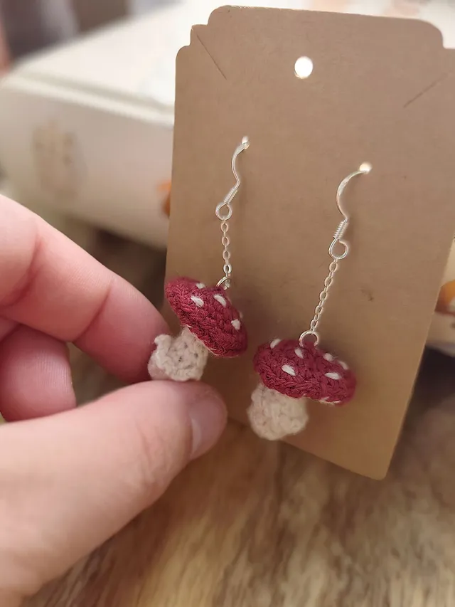 Boucles d'oreilles - Amanites