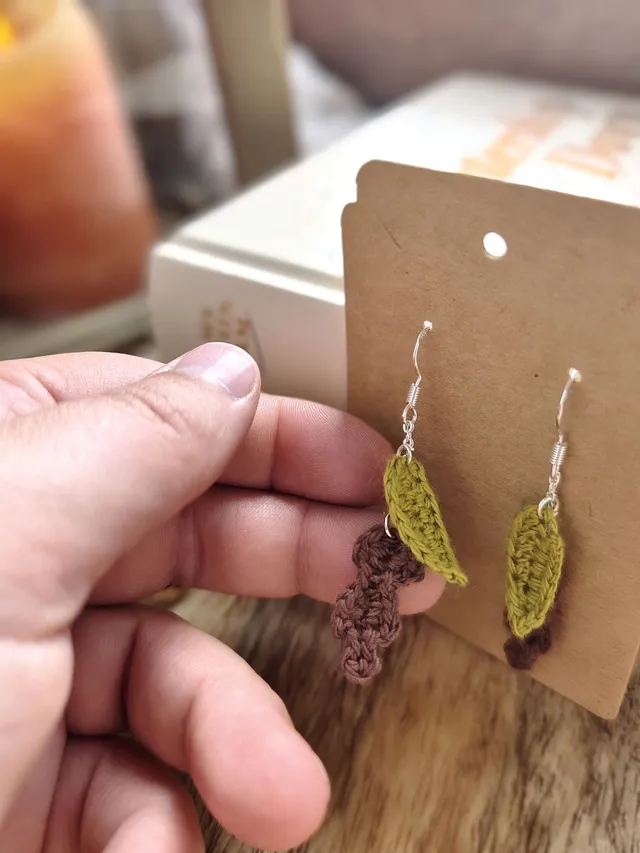 Boucles d'oreilles - Feuilles