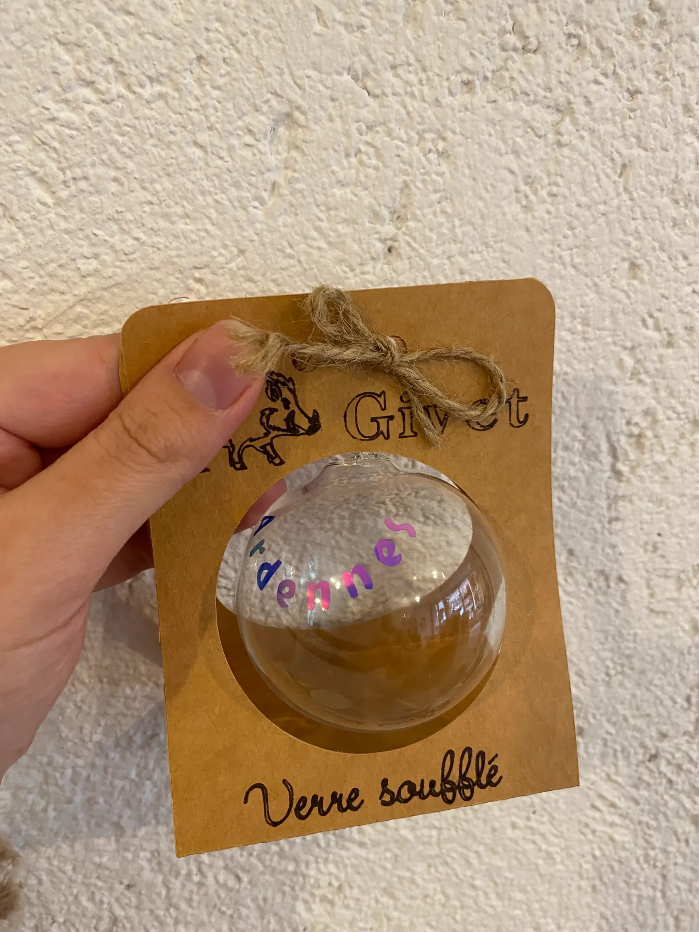 Boule personnalisée