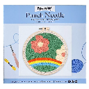 Kit Punch Needle - Fleurs et Arc-en-ciel