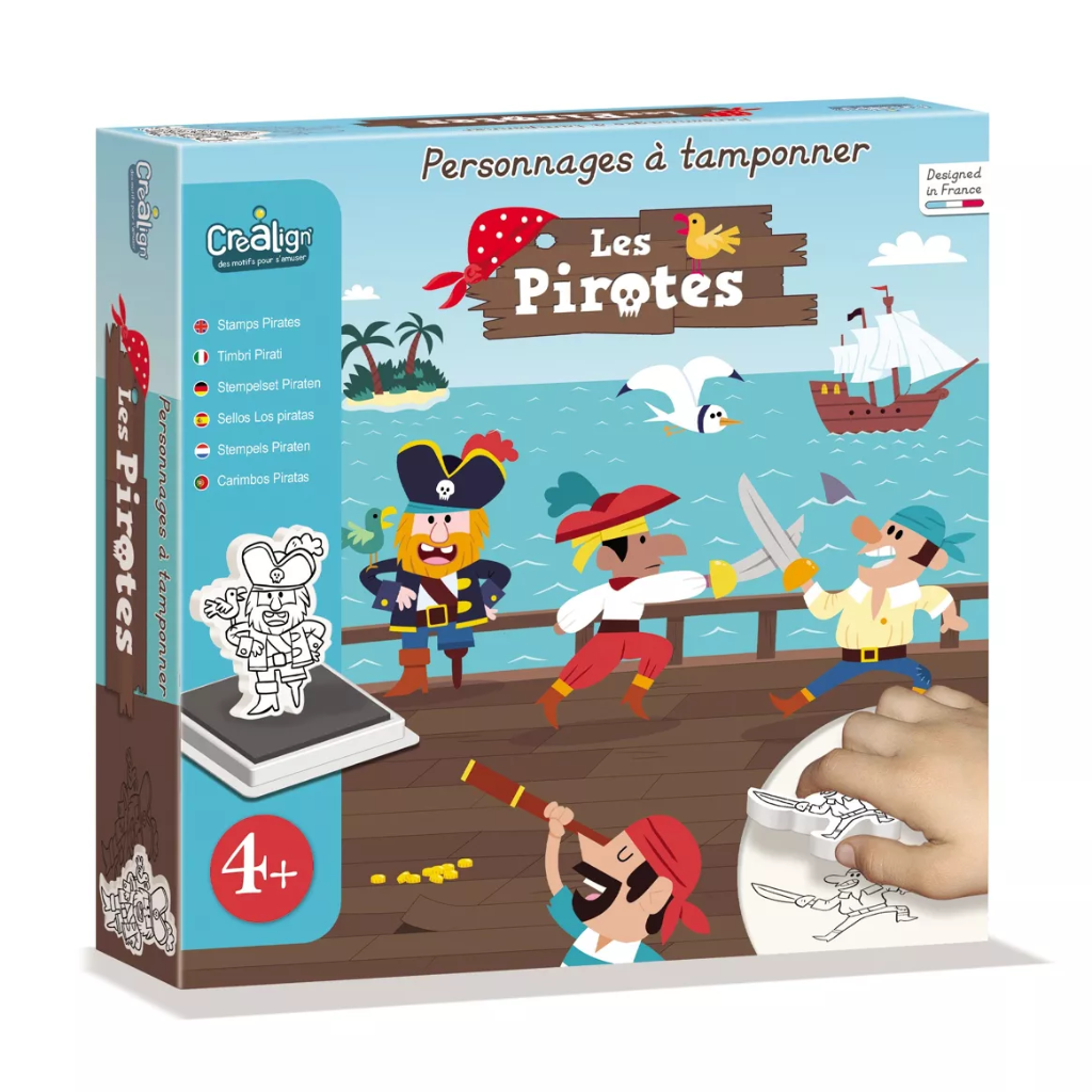 Personnages à tamponner - Les pirates
