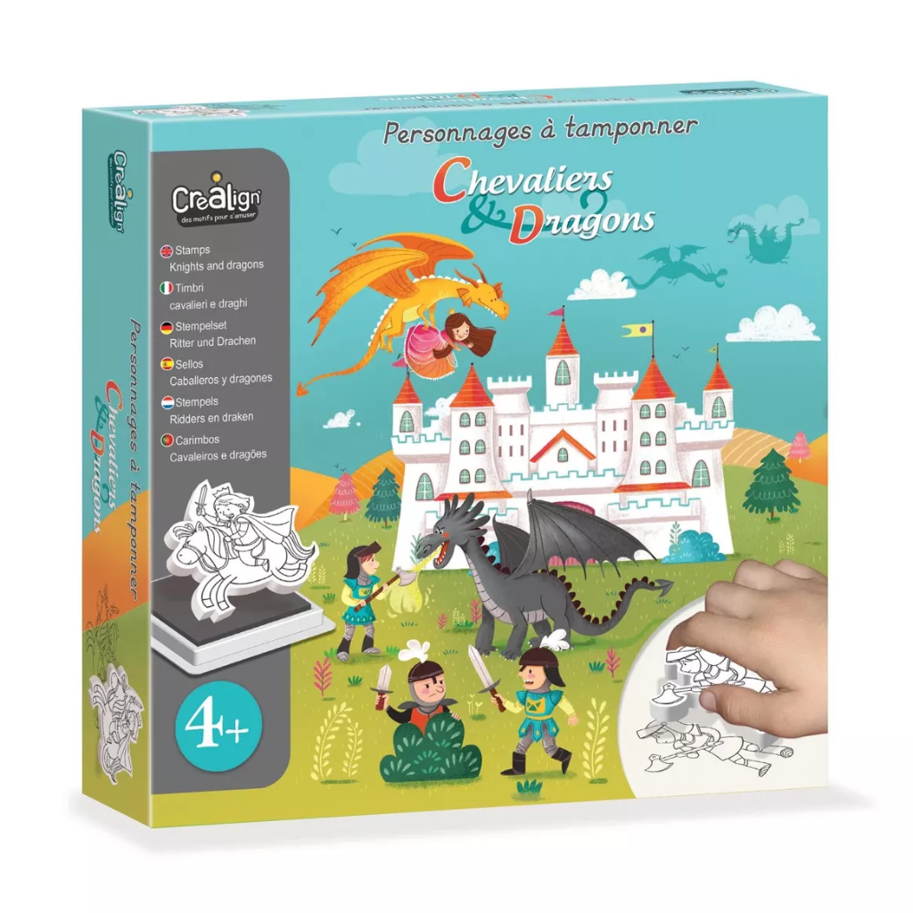 Personnages à tamponner - Chevaliers & dragons