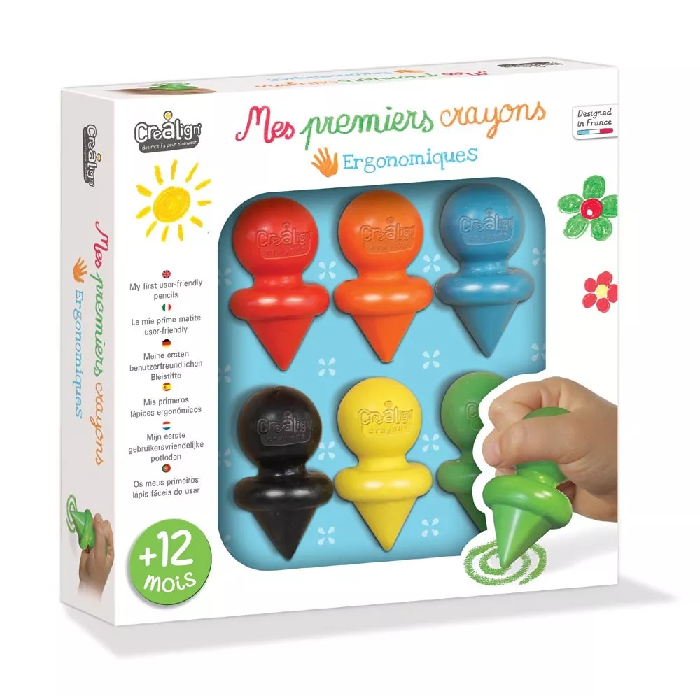 Mes premiers crayons ergonomiques (boite de 6)