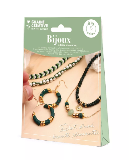 Kit bijoux - Eclat d'une beauté réinventée (Jade)