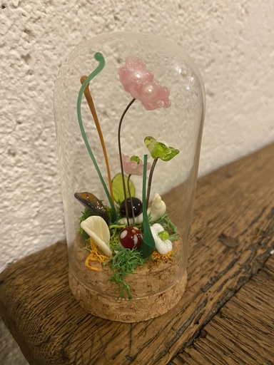 Jardin féérique - Fleur rose