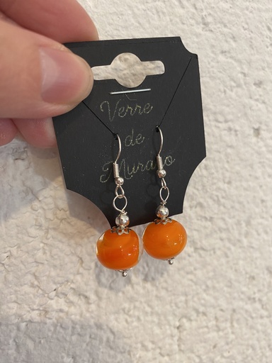 Boucles d'oreilles - Orange