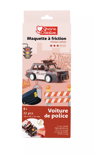 Maquette à friction - Voiture de police