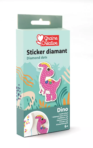 Sticker diamant - Dino