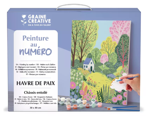 Coffret peinture au numéro - Havre de paix