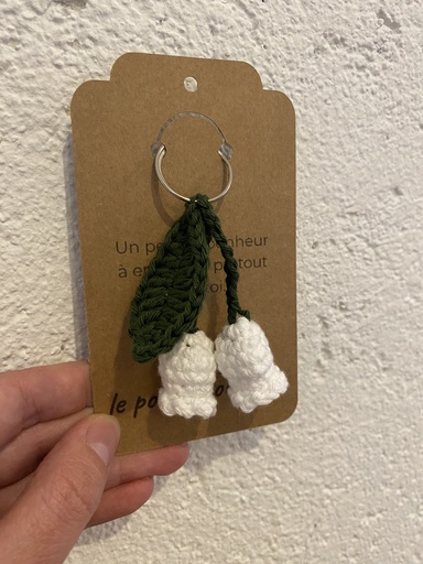 Porte-clés - Muguet porte-bonheur