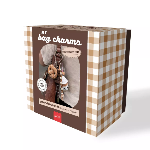 Kit crochet - My bag charms - Coffee time