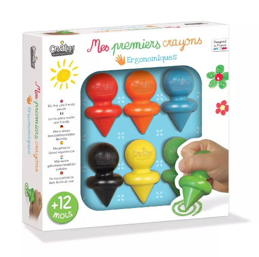 Mes premiers crayons ergonomiques (boite de 6)